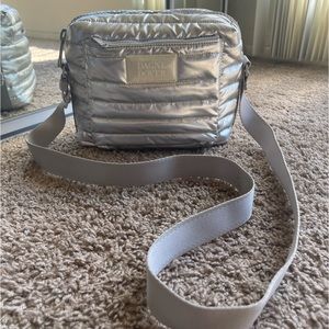 Dagne Dover Micah Crossbody Bag in Silver (metallic) Puff (Limited edition!)